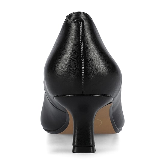 Journee Collection Pammie Womens Pointed Closed Toe Kitten Heel Pumps