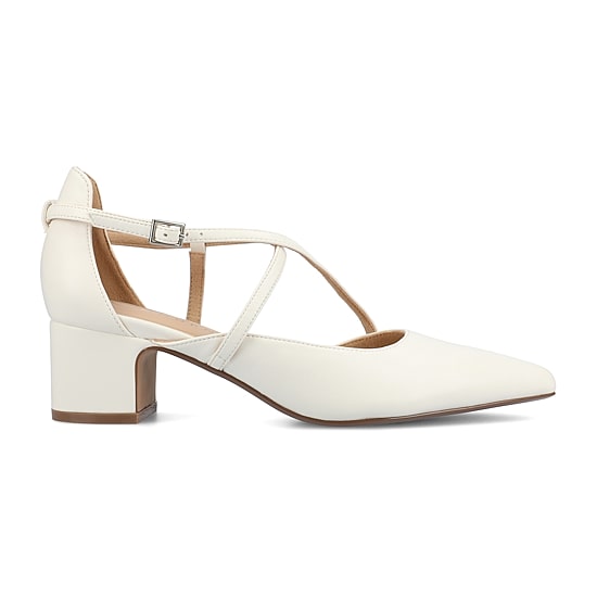 Journee Collection Galvinn Womens Pointed Closed Toe Flat Heel Pumps