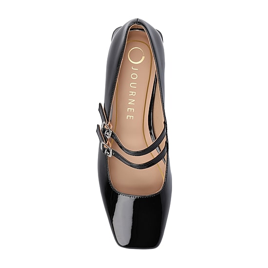 Journee Collection Gredah Womens Square Closed Toe Mary Jane Shoes