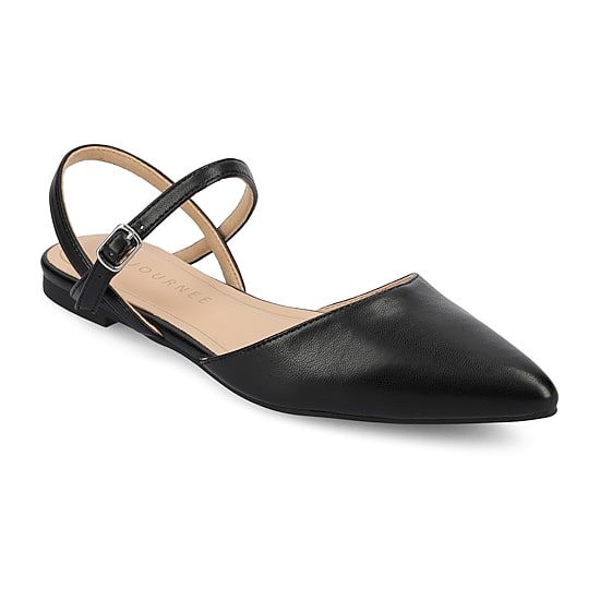Journee Collection Martine Womens Pointed Closed Toe Ballet Flats
