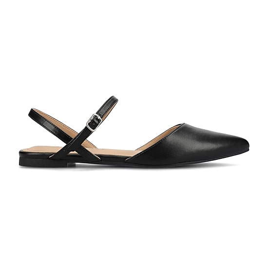 Journee Collection Martine Womens Pointed Closed Toe Ballet Flats