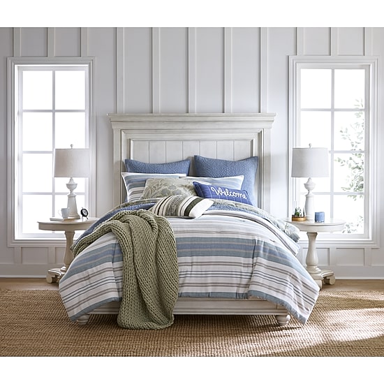 Linden Street Parker Stripe 3-pc. Comforter Set