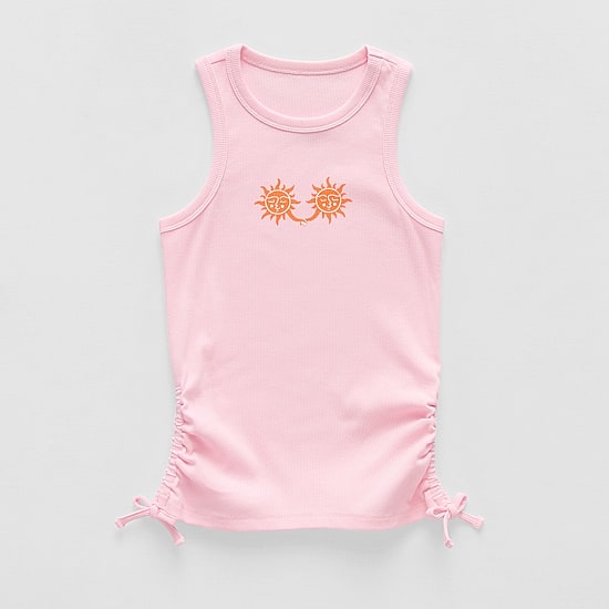 Thereabouts Little & Big Kid Girls Round Neck Sleeveless Tank Top