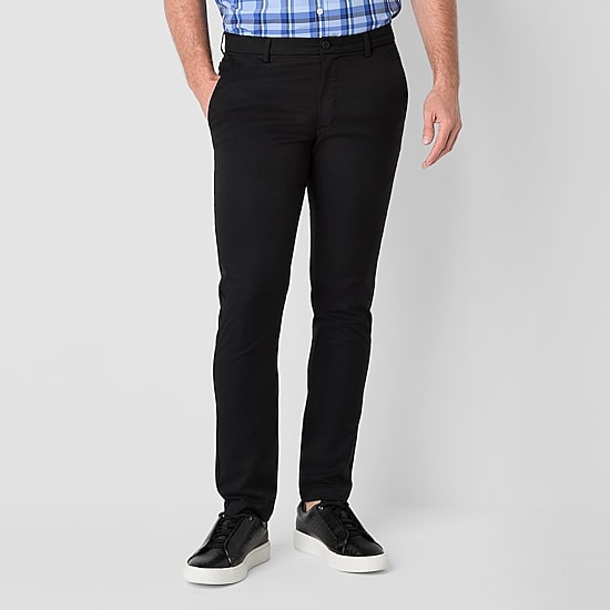St. John's Bay Performance Mens Slim Fit Flat Front Pant