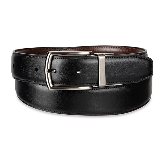 Haggar Leather 32mm Dress Mens Belt