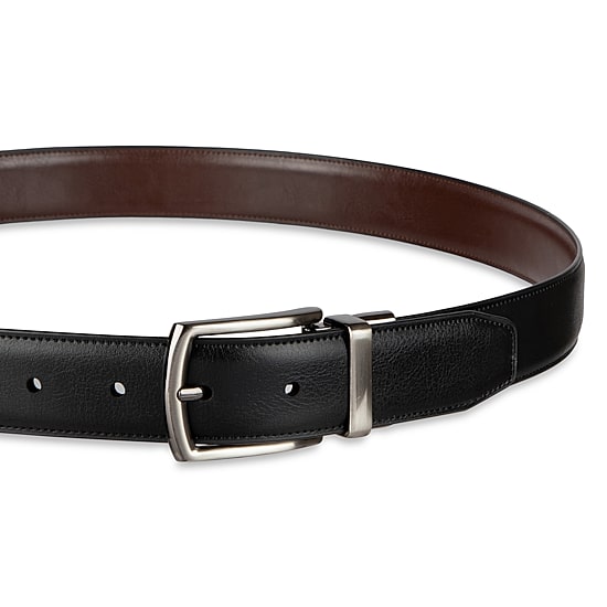 Haggar Leather 32mm Dress Mens Belt