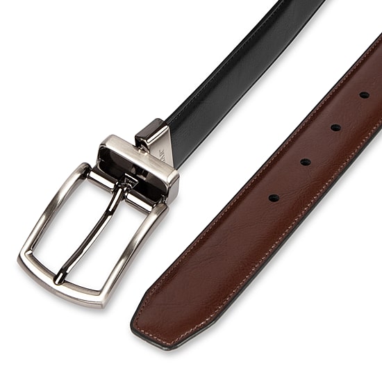 Haggar Leather 32mm Dress Mens Belt
