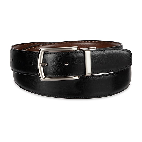 Haggar Leather 32mm Dress Mens Belt