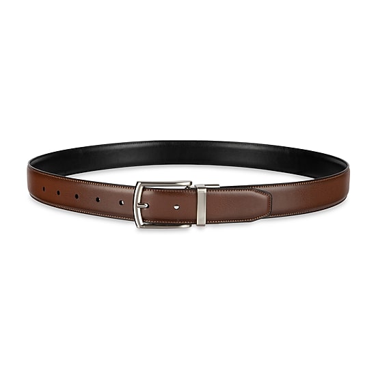 Haggar Leather 32mm Dress Mens Belt