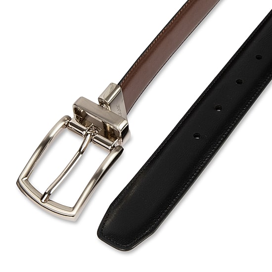 Haggar Leather 32mm Dress Mens Belt