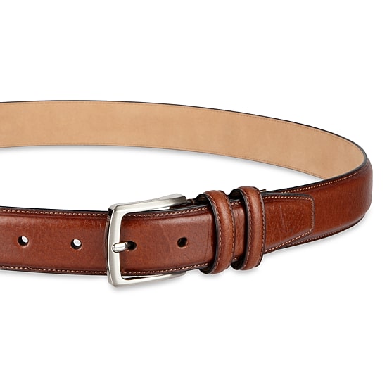 Haggar Leather 32mm Dress Mens Belt