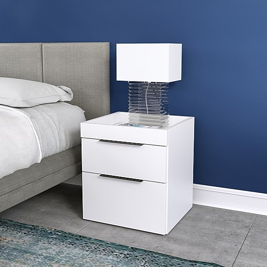Capri Bedroom Collection 2-Drawer Nightstand