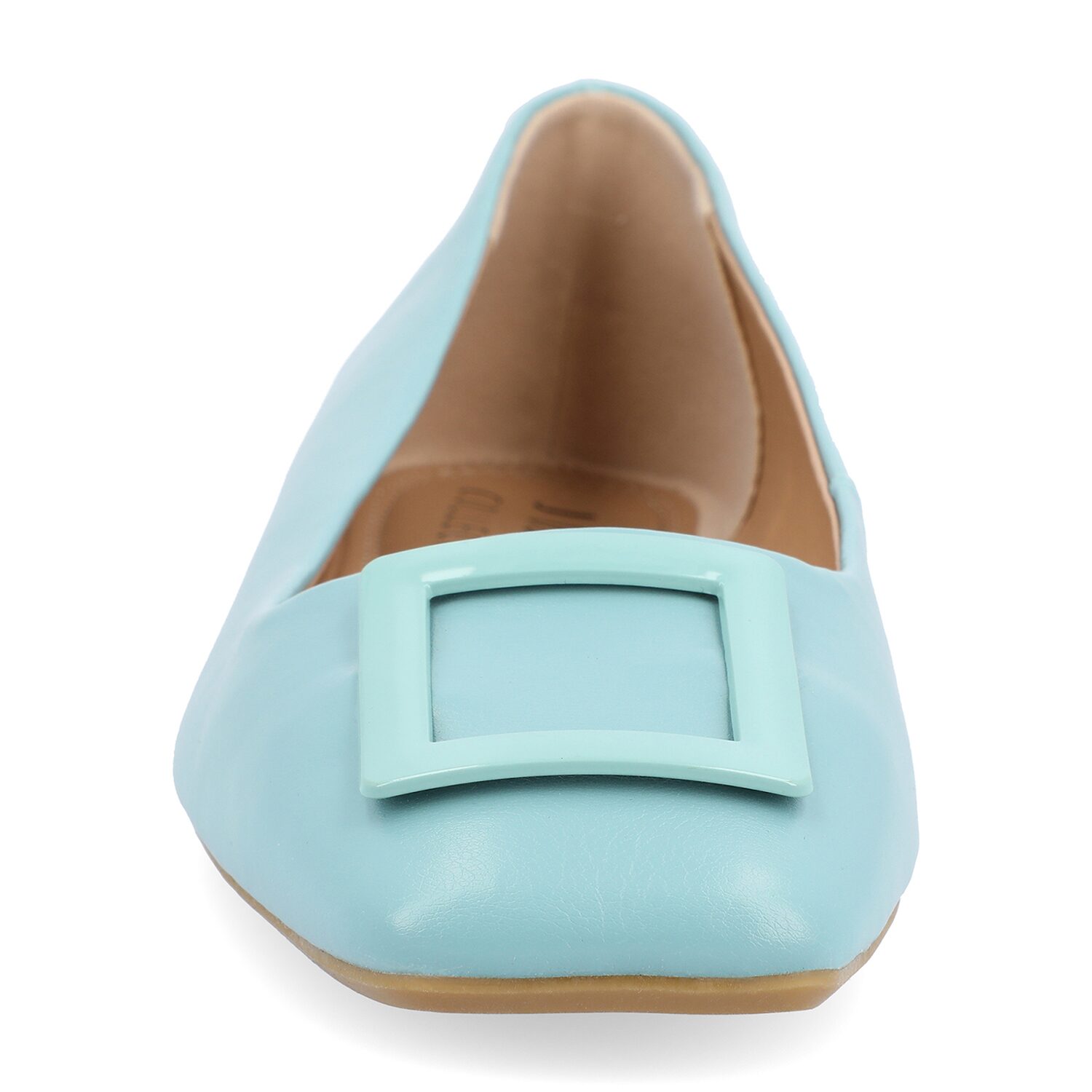 Journee Collection Zimia Womens Square Closed Toe Ballet Flats