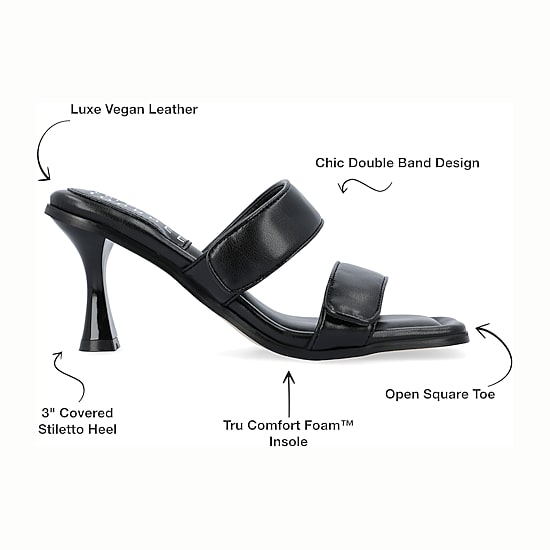 Journee Collection Womens Essey Heeled Sandals