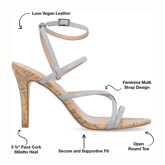 Journee Collection Womens Fylissa Heeled Sandals