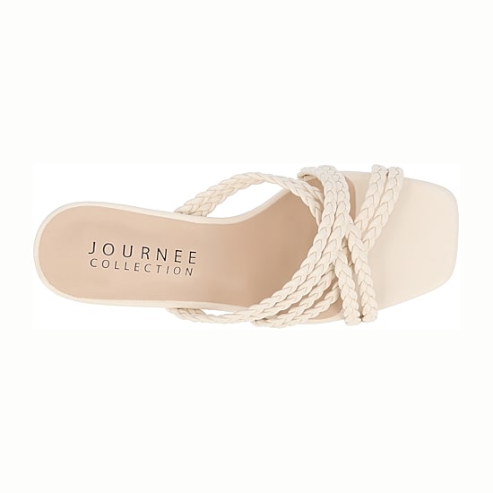 Journee Collection Womens Baylen Wedge Sandals