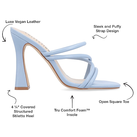 Journee Collection Womens Louisse Heeled Sandals