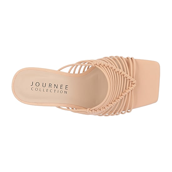 Journee Collection Womens Saskia Heeled Sandals