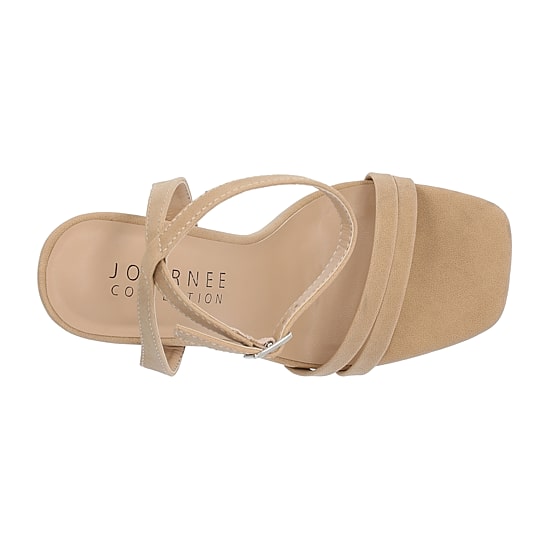 Journee Collection Womens Yevva Heeled Sandals