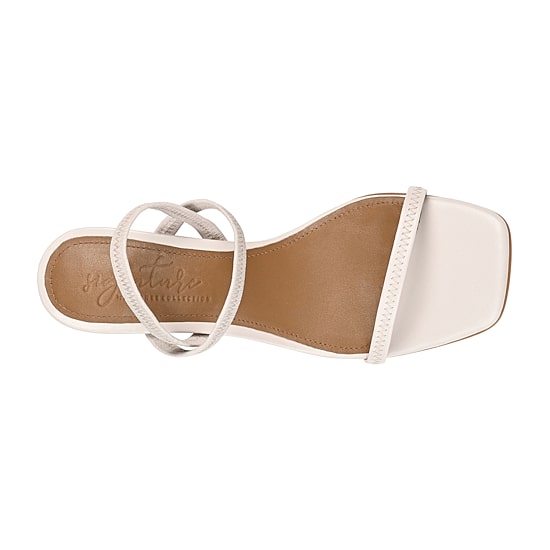 Journee Signature Lenonn Womens Square Open Toe Block Heel Pumps