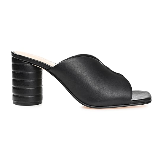 Journee Signature Karah Womens Square Open Toe Block Heel Pumps