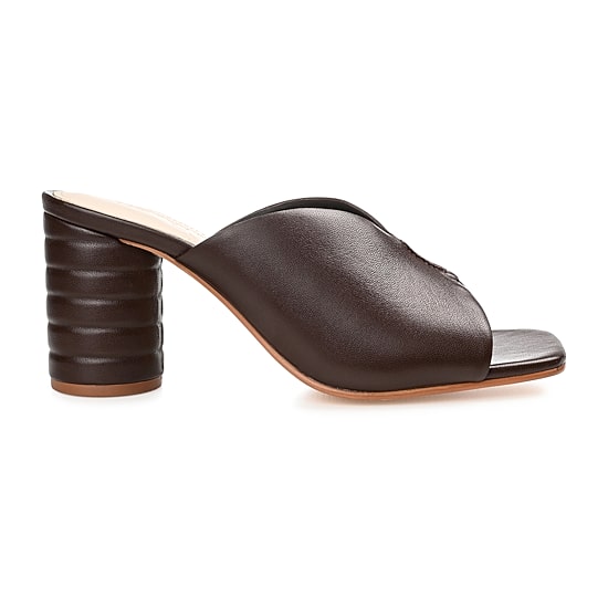 Journee Signature Karah Womens Square Open Toe Block Heel Pumps