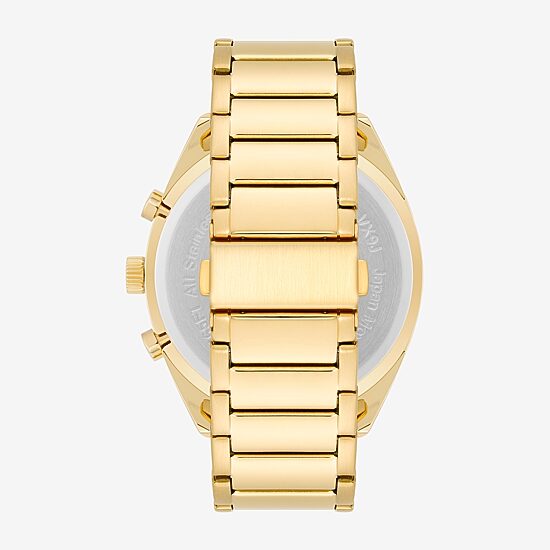 Armitron Mens Gold Tone Stainless Steel Bracelet Watch 20/5555chgp