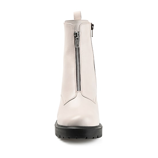 Journee Signature Womens Norrah Stacked Heel Booties