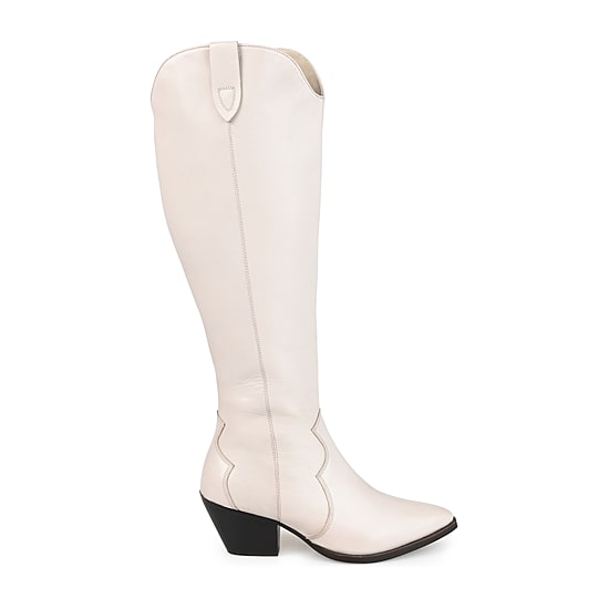 Journee Signature Womens Pryse Block Heel Dress Boots