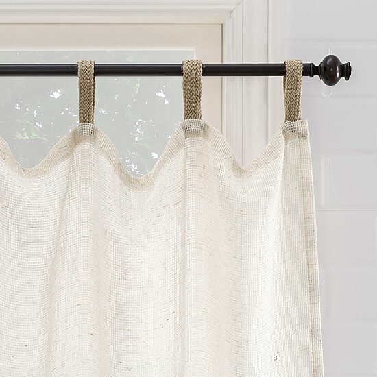 No 918 Brinley Tab Top Tailored Valance