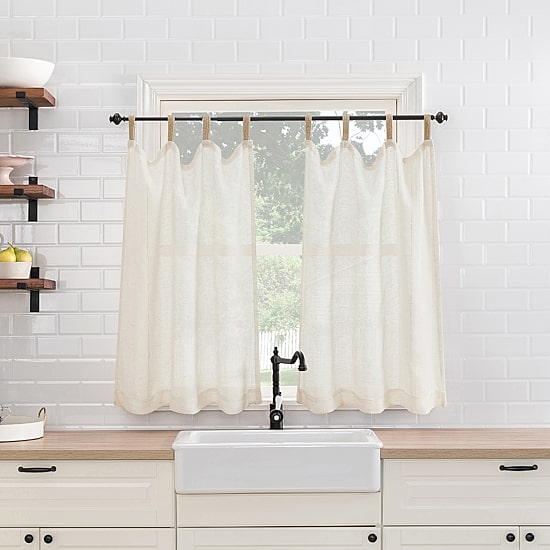 No 918 Brinley 2-pc. Tab Top Window Tier