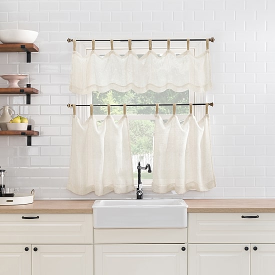 No 918 Brinley 2-pc. Tab Top Window Tier