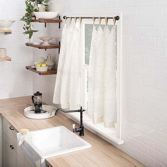 No 918 Brinley 2-pc. Tab Top Window Tier