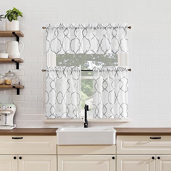 No 918 Micah Rod Pocket Tailored Valance