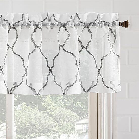 No 918 Micah Rod Pocket Tailored Valance