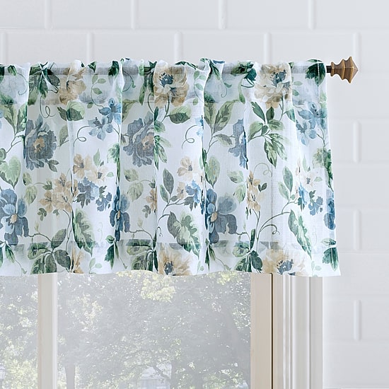No 918 Delana 2-pc. Rod Pocket Window Tier