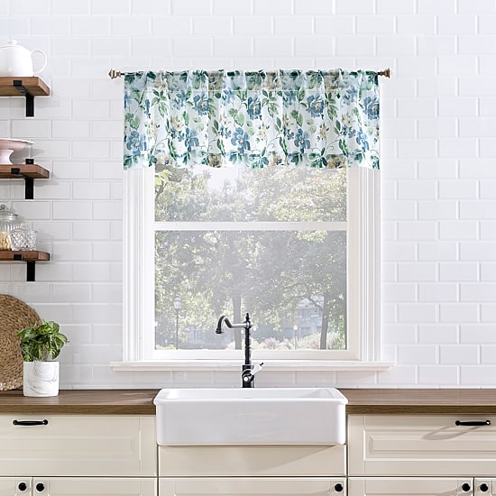 No 918 Delana 2-pc. Rod Pocket Window Tier