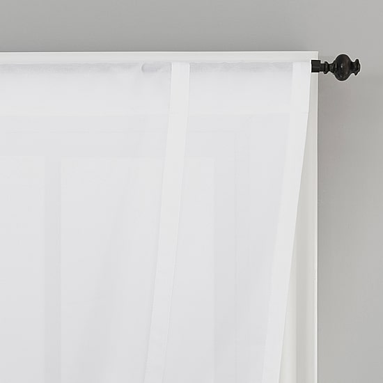 No 918 Lawson Light-Filtering Rod Pocket Single Tie-Up Shade