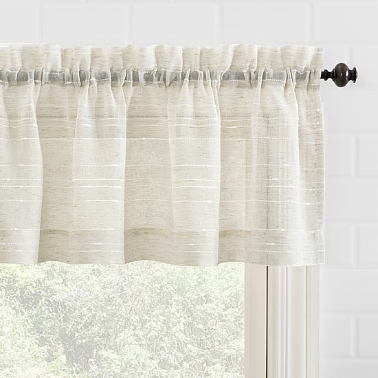 No 918 Teagan Rod Pocket Tailored Valance