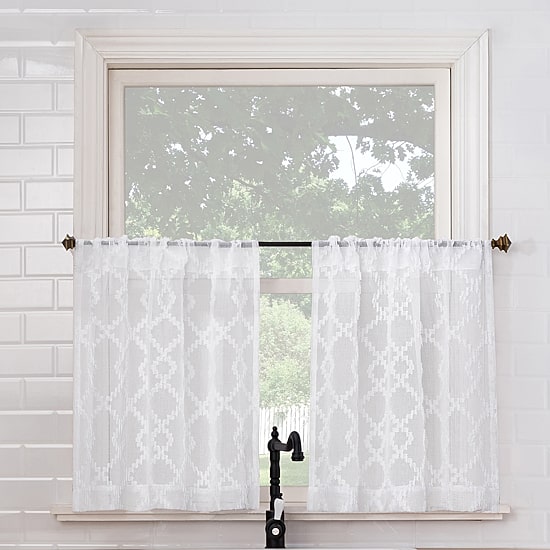 No 918 Tasha 2-pc. Rod Pocket Window Tier
