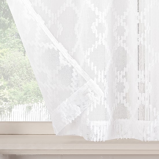No 918 Tasha 2-pc. Rod Pocket Window Tier