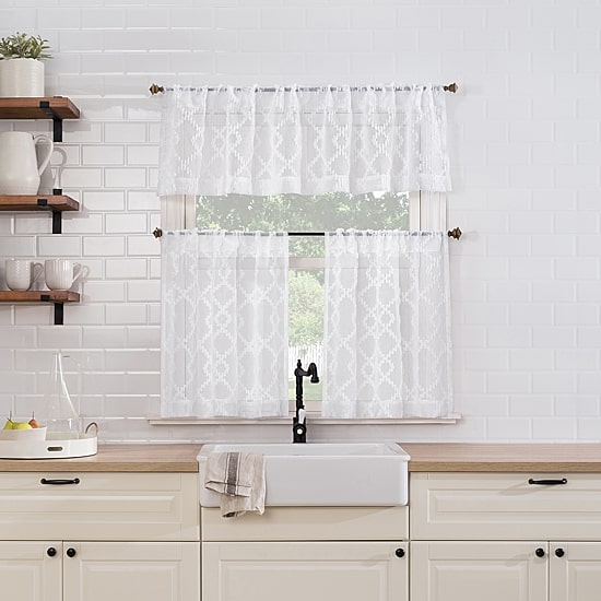 No 918 Tasha 2-pc. Rod Pocket Window Tier