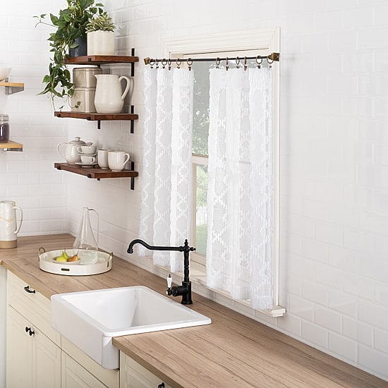 No 918 Tasha 2-pc. Rod Pocket Window Tier
