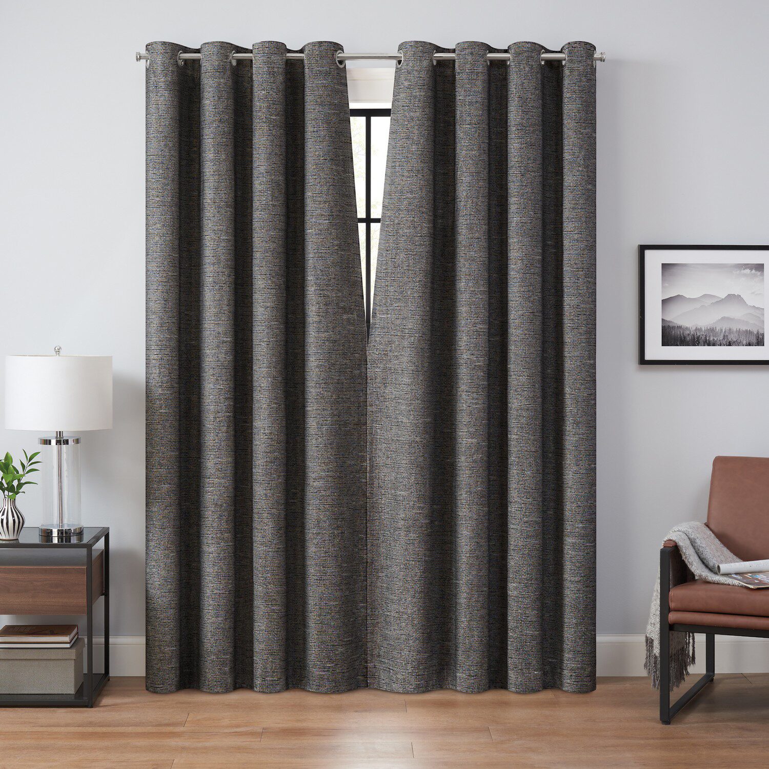 Eclipse Branson Magnitech Grommet Top 100% Blackout Single Curtain Panel