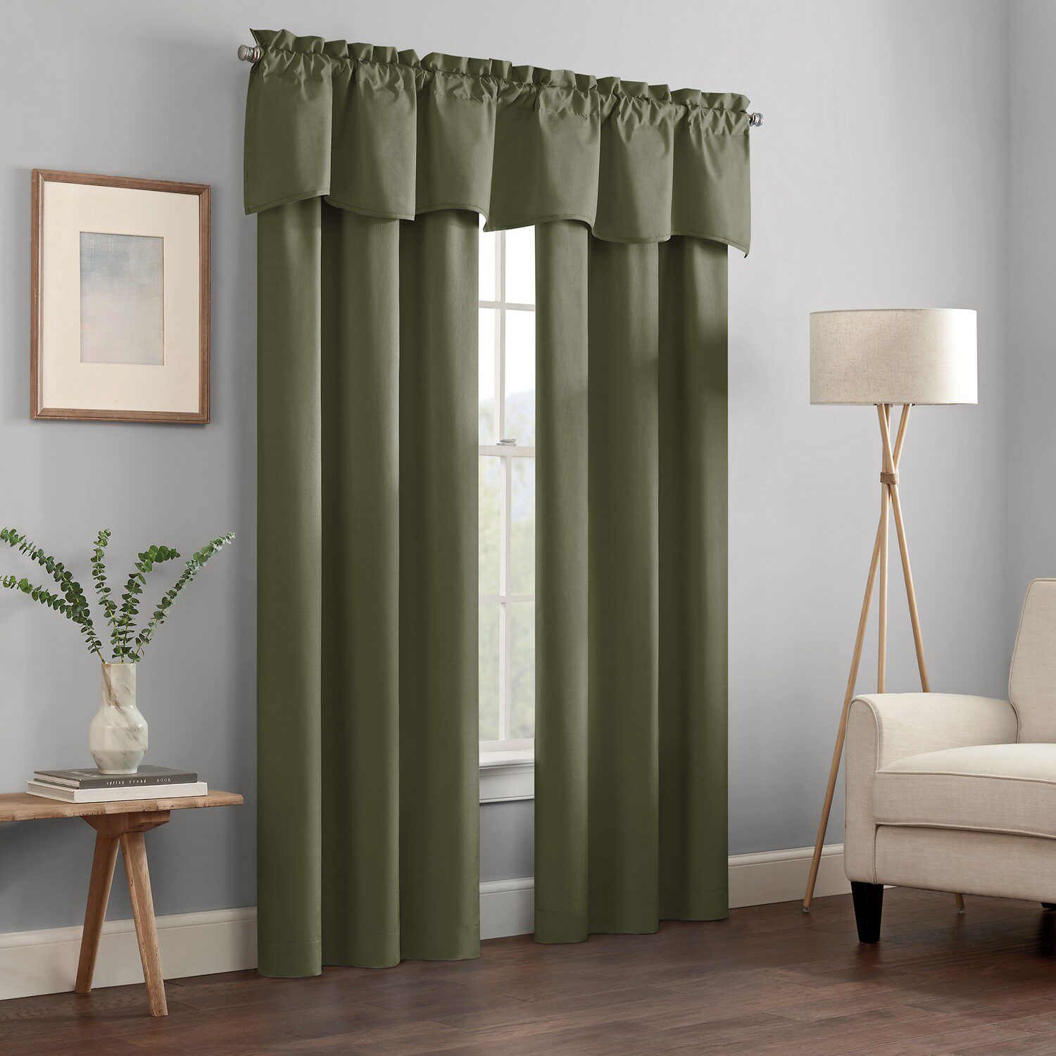 Eclipse Kendall Rod Pocket Scallop Valance