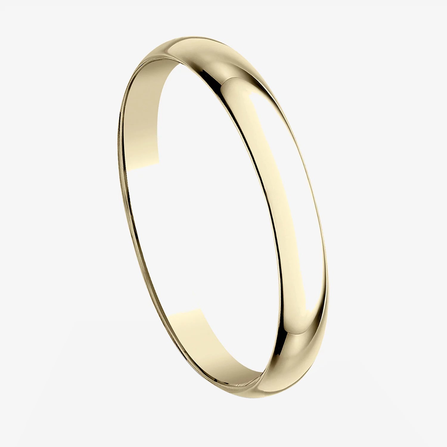 Womens 2MM Gold Wedding Band