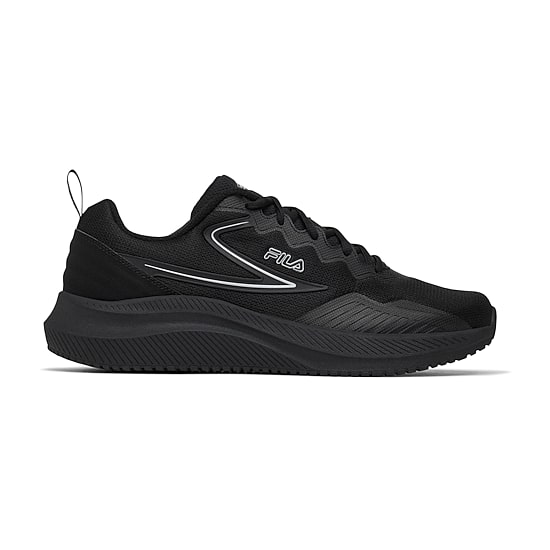 FILA Memory Primo-Forza Mens Running Shoes, Color: Black Black