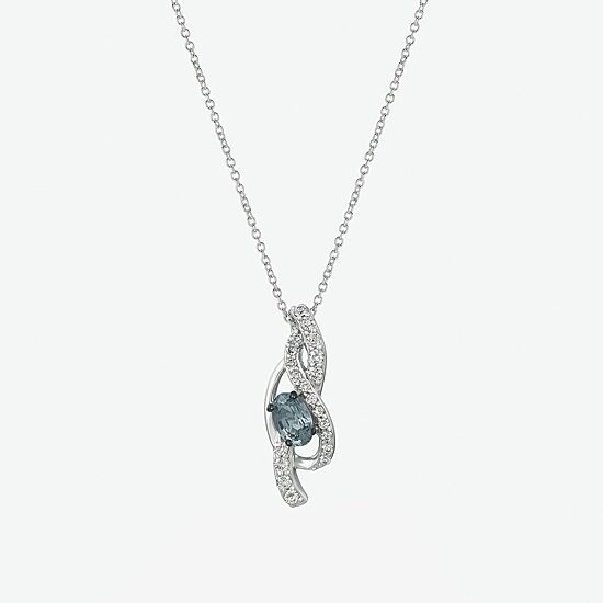 Le Vian® Grand Sample Sale™ Pendant featuring 1/2 CT. Gray Spinel 1/4 CT. Vanilla Diamonds® set in 14K Vanilla Gold®