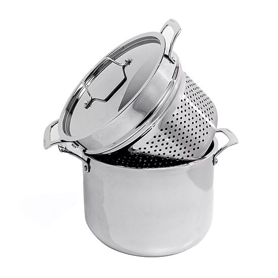 BergHOFF Pro Straight Stainless Steel Tri-Ply 13-pc. Cookware Set