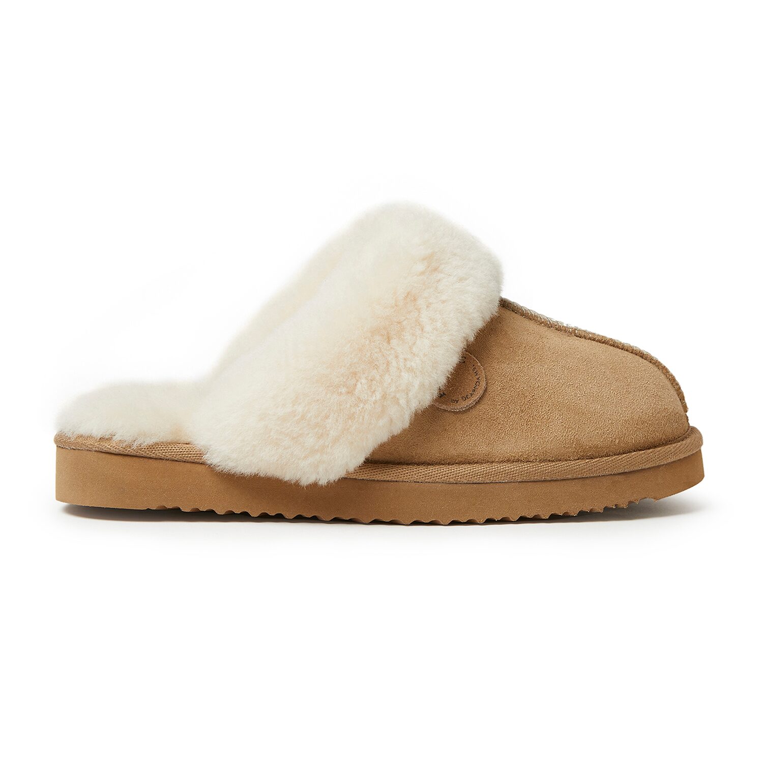 Dearfoams Fireside Sydney Genuine Shearling Womens Moccasin Slippers